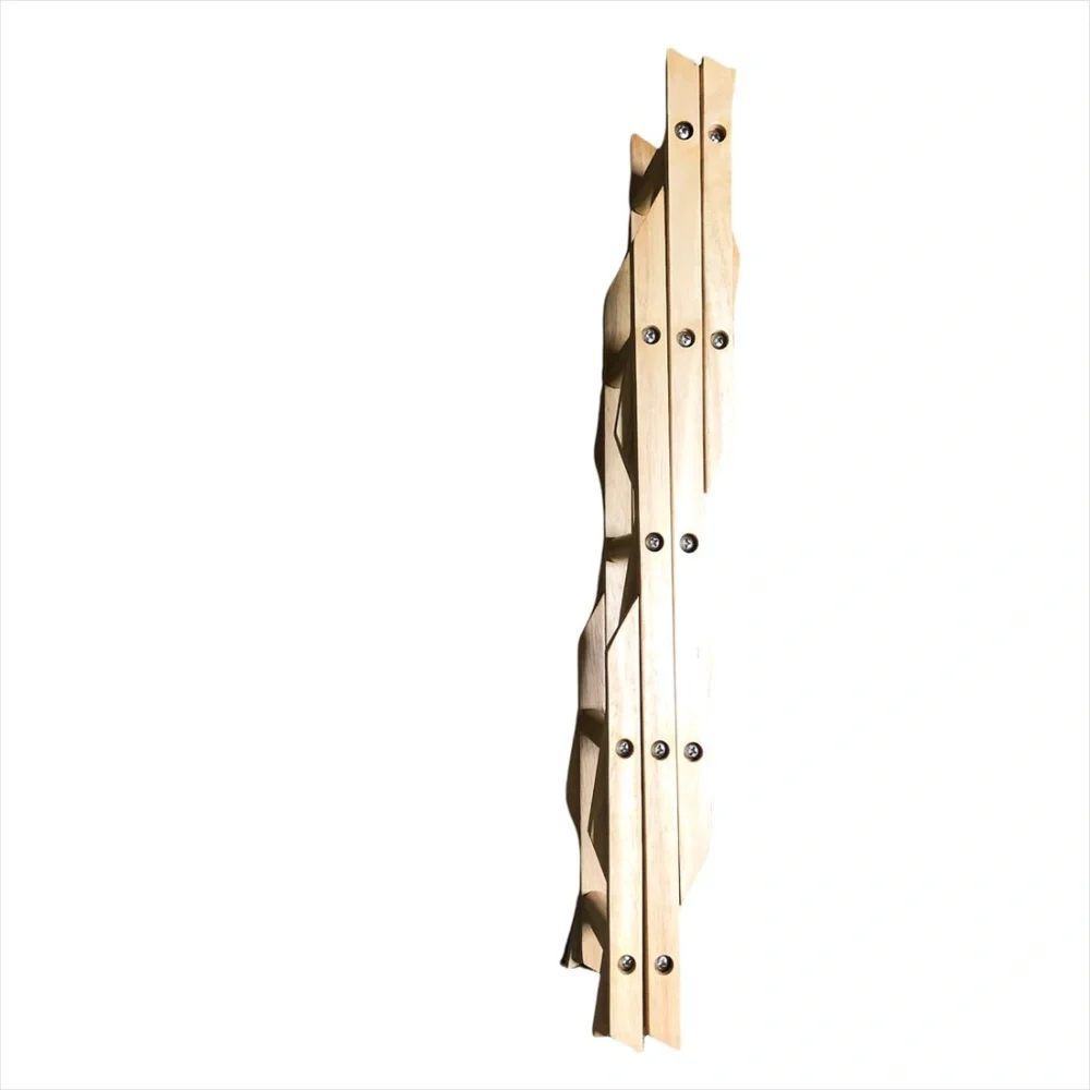 Wooden Folding Collapsible Wine Bottle Rack Holder Storage